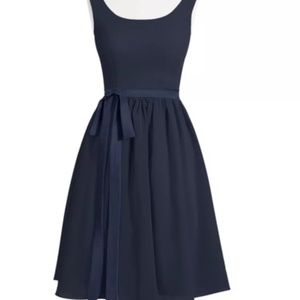 Azazie Mila Bridesmaid Dress - Navy Blue, Size 2
